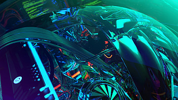 Chiptos X Wires Computer Case Abstract NFT Background Gloss Glass PC Case Background HD wallpaper