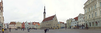 Tallinn Town Hall, Estonian architecture, Raekoja Plats, Tallinn streets HD wallpaper