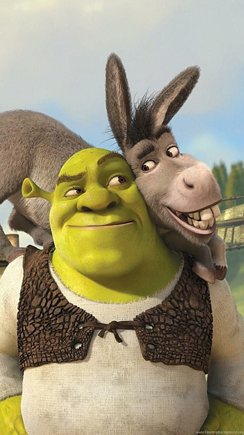 Donkey and Shrek, Dynamic duo, Comedic chemistry, Unforgettable friendship HD phone wallpaper