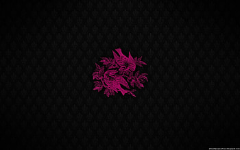 Two birds..., pink, black, bird, 3d HD wallpaper