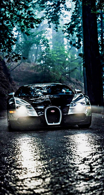 Bugatti, car, Front view, Cool, Bugatti Veyron HD phone wallpaper
