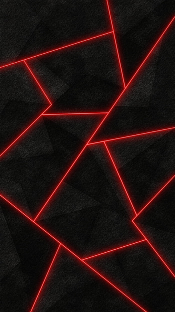 Red Abstract Shards, shapes, red, Abstract, black, abstract black, red and black HD phone wallpaper
