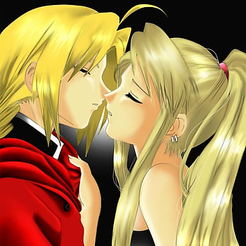 Kiss, other, girl, anime, man HD wallpaper