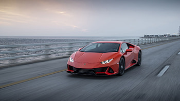 Lamborghini Huracan, Sportscar in red, Stunning , Exquisite HD wallpaper