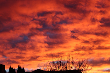 Nature, Sunset, Sky, Clouds HD wallpaper