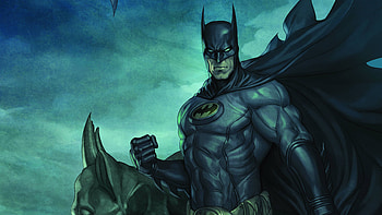 Batman Portrait, batman, superheroes, portrait, artwork HD wallpaper