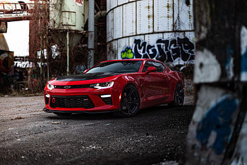 Red Chevrolet Camaro , chevrolet, camaro, cars HD wallpaper