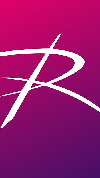 R Name Ka, Pink Background HD phone wallpaper