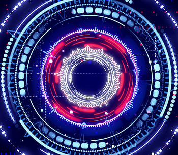 Mandala, circles, digital art HD wallpaper