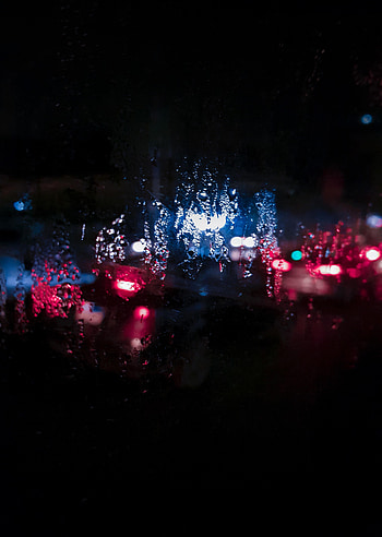 Drops, Glare, Miscellanea, Miscellaneous, Neon, Glass HD phone wallpaper
