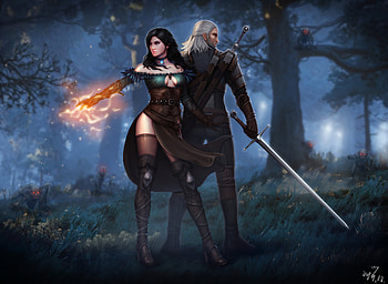 Witcher 3 Wild Hunt Geralt Yen And Ciri , the-witcher-3, games, ps4-games, xbox-games, pc-games, artstation HD wallpaper