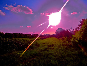 the sun, landscape, colors, grass, light, clouds, trees, nature, sky, sun HD wallpaper