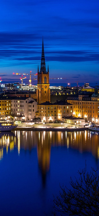 Gamla Stan, Stockholm, , Top HD phone wallpaper
