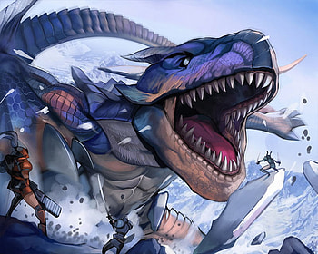 Monster Hunter(Tigrex), tigrex, cool, monstre, hunter HD wallpaper