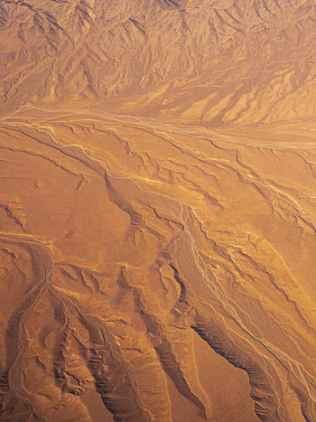 Nature, Desert, View From Above, Relief HD phone wallpaper