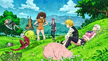 Anime Nanatsu no Taizai meliodas Ban Elizabeth Liones Diane (Sin of Envy) Fairy HD wallpaper