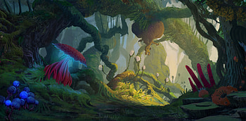Art, Fantastic, Jungle, Creatures, Foreign HD wallpaper