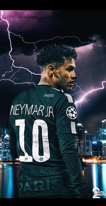 Neymar, lightning, world, cold, football HD phone wallpaper