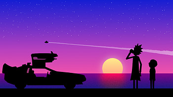 Rick and Morty, , Background , Animation HD wallpaper