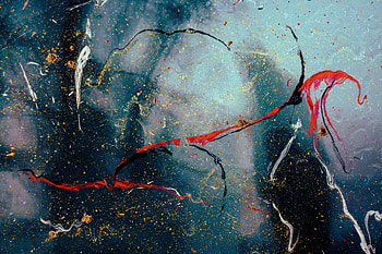 Abstract, Divorces, Paint, Glass, Stains, Spots HD wallpaper