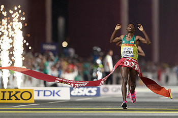 Lelisa Desisa, Marathon HD wallpaper