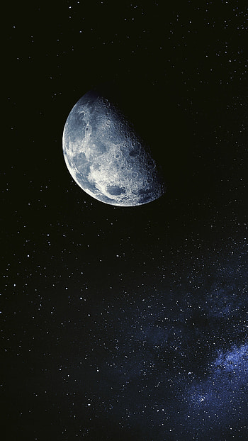 Moonlight, Captivating night sky, quality HD phone wallpaper