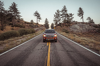 Mountains, Cars, Road, Car, Machine, Gmc, Gmc Canyon Denali HD wallpaper