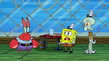 Krabs, Squidward HD wallpaper