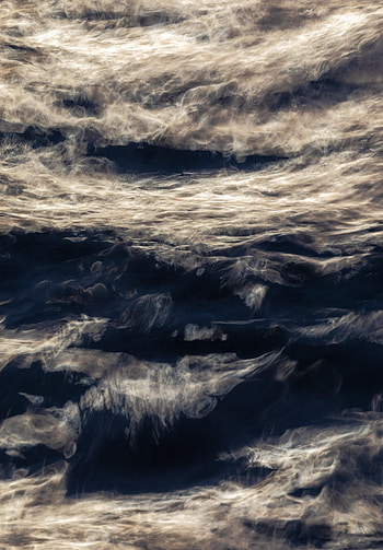 Nature, Water, Sea, Waves, Foam, Distortion HD phone wallpaper