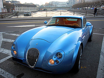 Cool Blue Car, blue, cool, car HD wallpaper