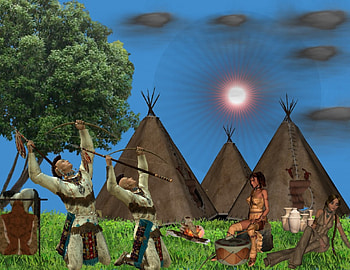 indians, 3d HD wallpaper