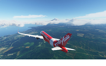 AirAsia, Singapore to Kuala Lumpur, Avsim screen shots, The Avsim Community HD wallpaper