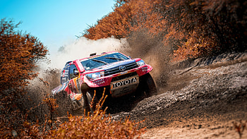 Toyota Hilux SUV, Dakar Rally HD wallpaper