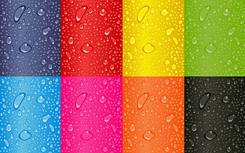 Water, Rainbow, Drops, Texture, Textures, Color HD wallpaper