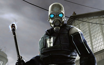 Half-Life 2 adventure, Post-apocalyptic world, Solitary protagonist, Action-packed gameplay HD wallpaper