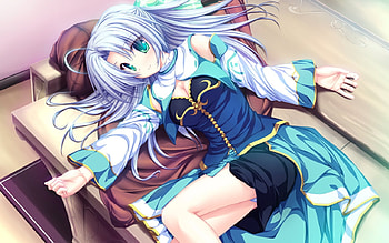 Anime, anime princess, blue e yes, anime long hair, original, original anime HD wallpaper