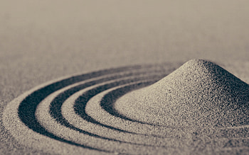 Waves, Sand, Macro, Circles, Miscellanea, Miscellaneous HD wallpaper