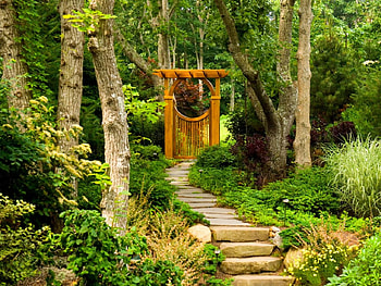 Park Garden Gate, gate, other, garden, nature, park HD wallpaper