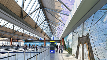 John F. Kennedy International Airport, Terminal redevelopment, Better passenger experience, Airport modernization HD wallpaper