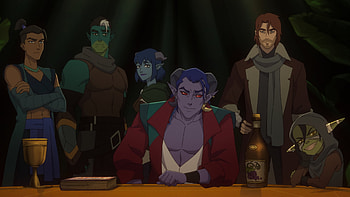 The Mighty Nein — Quad : The Crew at the Table, TV Show, The Mighty Nein HD wallpaper