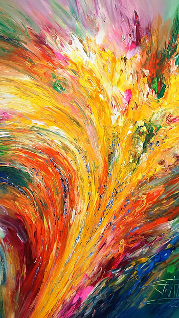 Abstract, Yellow HD phone wallpaper