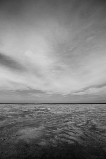 Nature, Sky, Horizon, Bw, Chb, View, Dahl, Distance, Plain HD phone wallpaper