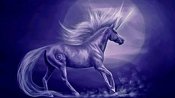 unicorn , High-definition ry, Legendary beings, Vibrant colors HD wallpaper