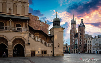 Krakow, Poland, Krakow, Poland, market, church HD wallpaper