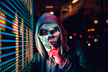 Skull Face Mask Man, mask, skull, others HD wallpaper