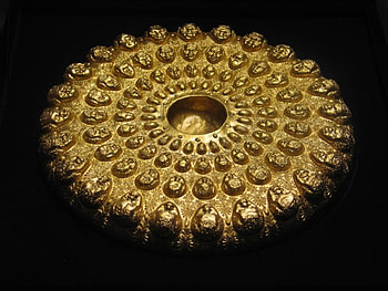 Panagyurishte Treasure, black, graphy, faces, historical, gold, treasure, circle, history, bulgaria, face HD wallpaper