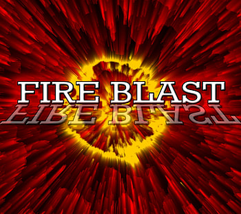 Fire Blast, yellow, red, flashes, blast, fire HD wallpaper