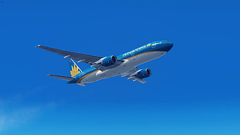Vietnam Airlines, Boeing 777, RFlightSim, Aircraft HD wallpaper