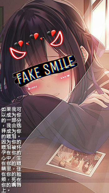 Fake Smile, Anime, sad, Fille HD phone wallpaper