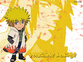 4th Hokage, anime, boy, little, yellow HD wallpaper